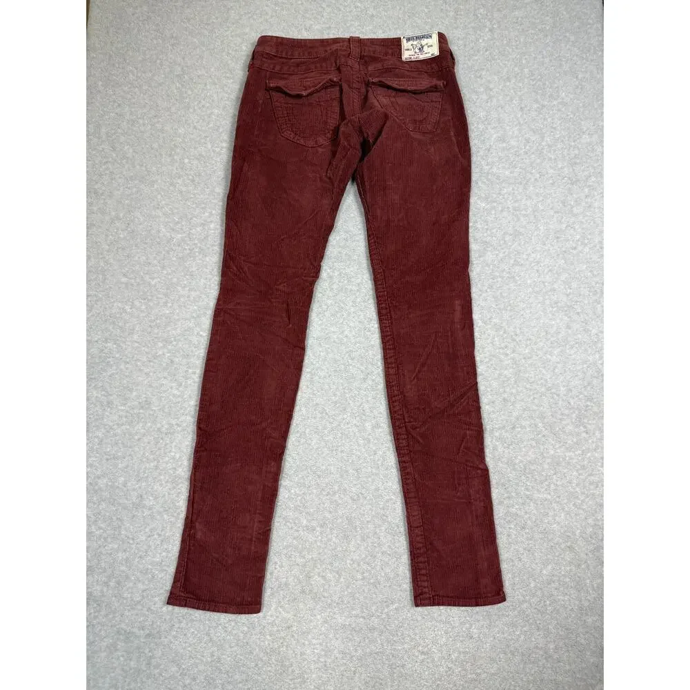 True Religion Womens Size 27 Skinny Corduroy Pants - Picture 3 of 9